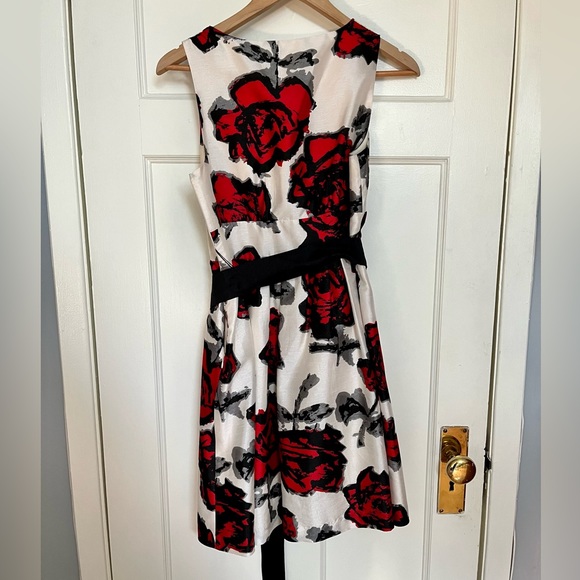 Vintage floral print cocktail dress - Picture 5 of 7